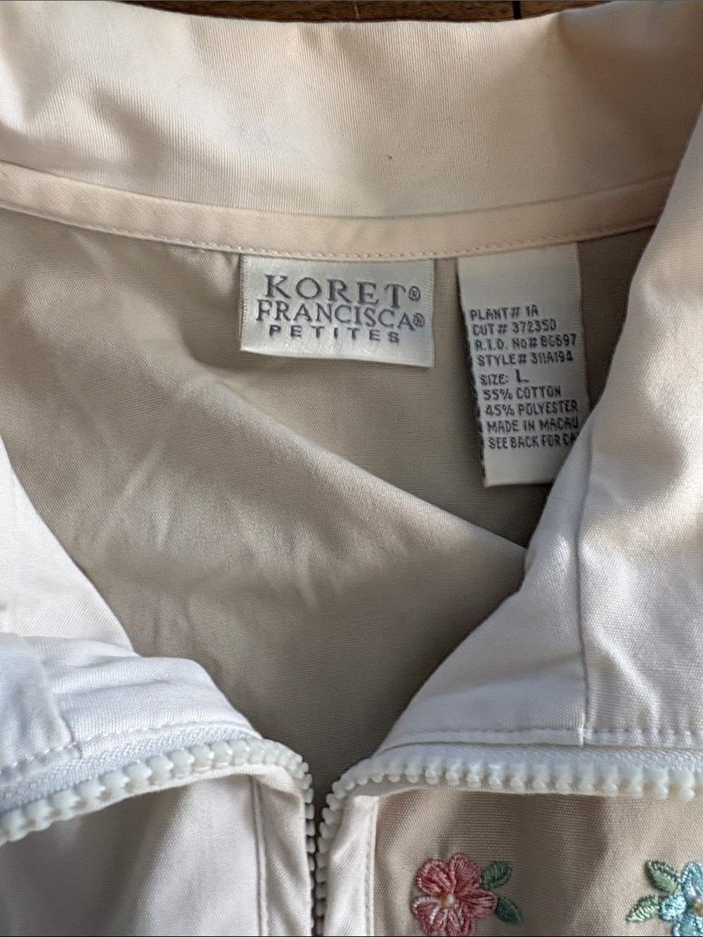 Vintage Pastel Patchwork Bomber Jacket in Pink, Mint, Blue & Cream - Cottagecore - Picture 2 of 13